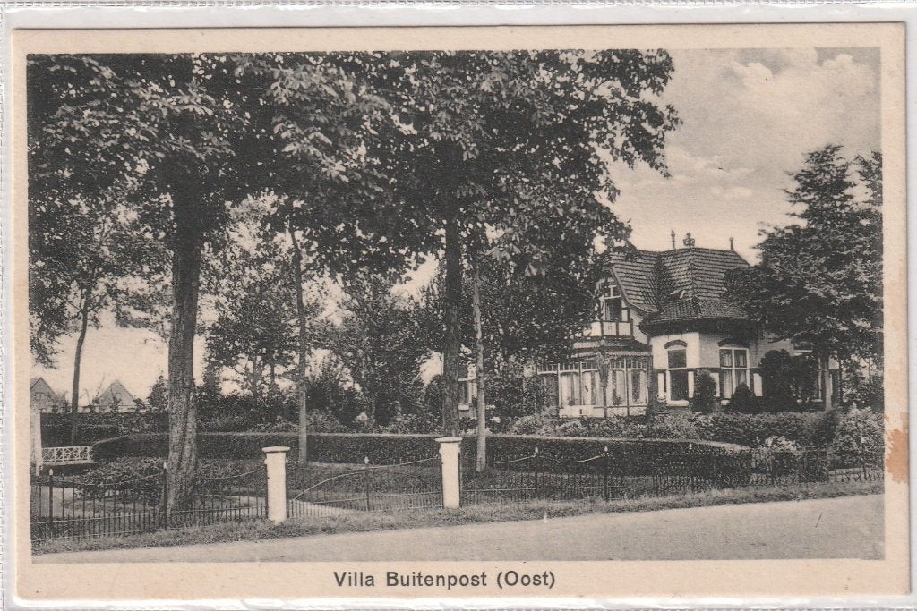 Buitenpost, Ophalen of Verzenden, 1920 tot 1940, Gelopen, Friesland