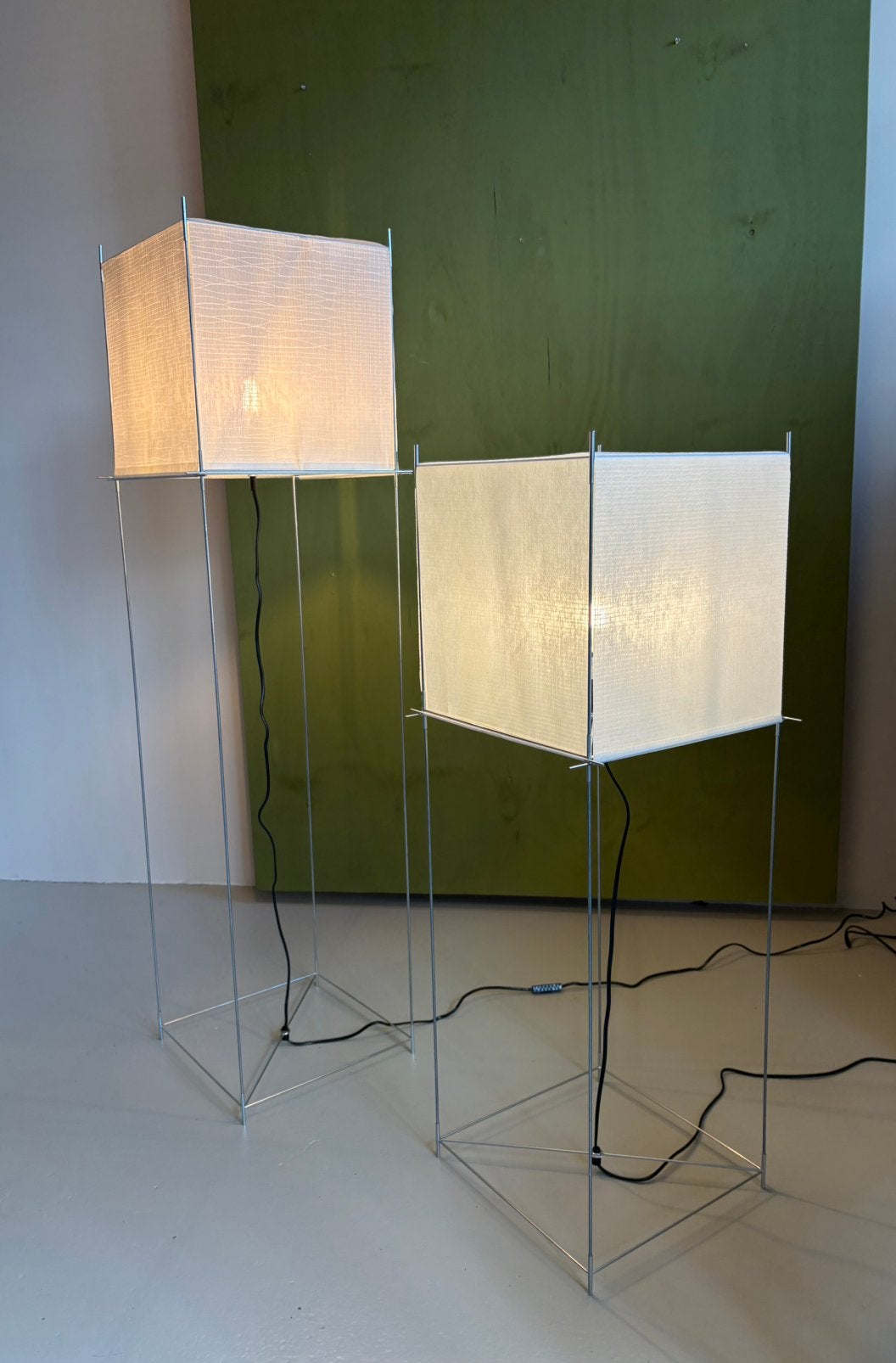 2x Lotek vloerlamp incl doos en compleet!, Gebruikt, Textiel, X, Minder dan 100 cm