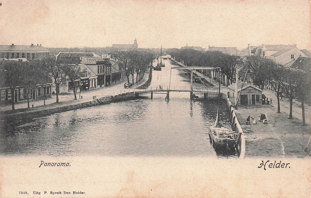 702-123-035 Den Helder Panorama, Ophalen of Verzenden, Voor 1920, Noord-Holland