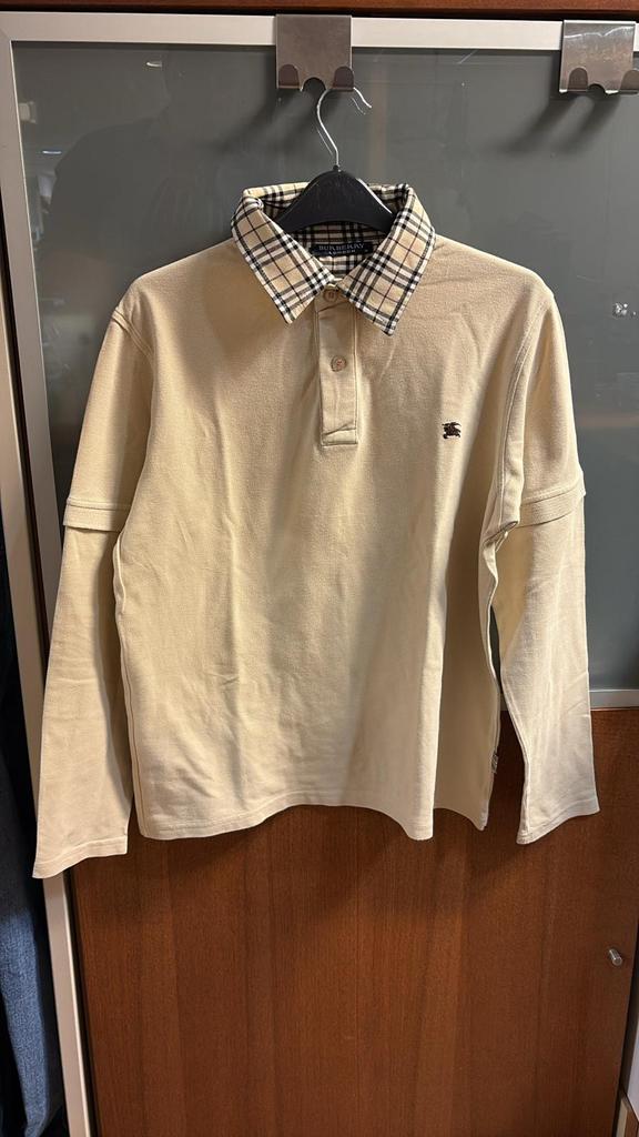 Vintage Burburry trui shirt lange mouw maat M, Ophalen of Verzenden, Zo goed als nieuw