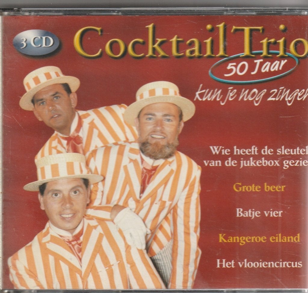 Cocktail  Trio  50 Jaar ( 3 cd set ), Verzenden, Zo goed als nieuw, Levenslied of Smartlap