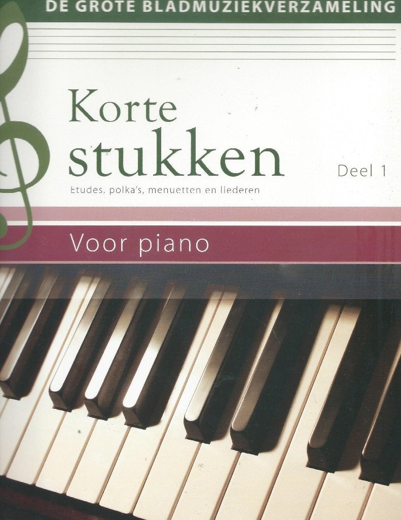 Korte Stukken voor piano deel 1, Muziek en Instrumenten, Bladmuziek, Ophalen of Verzenden, Zo goed als nieuw, Thema, Piano