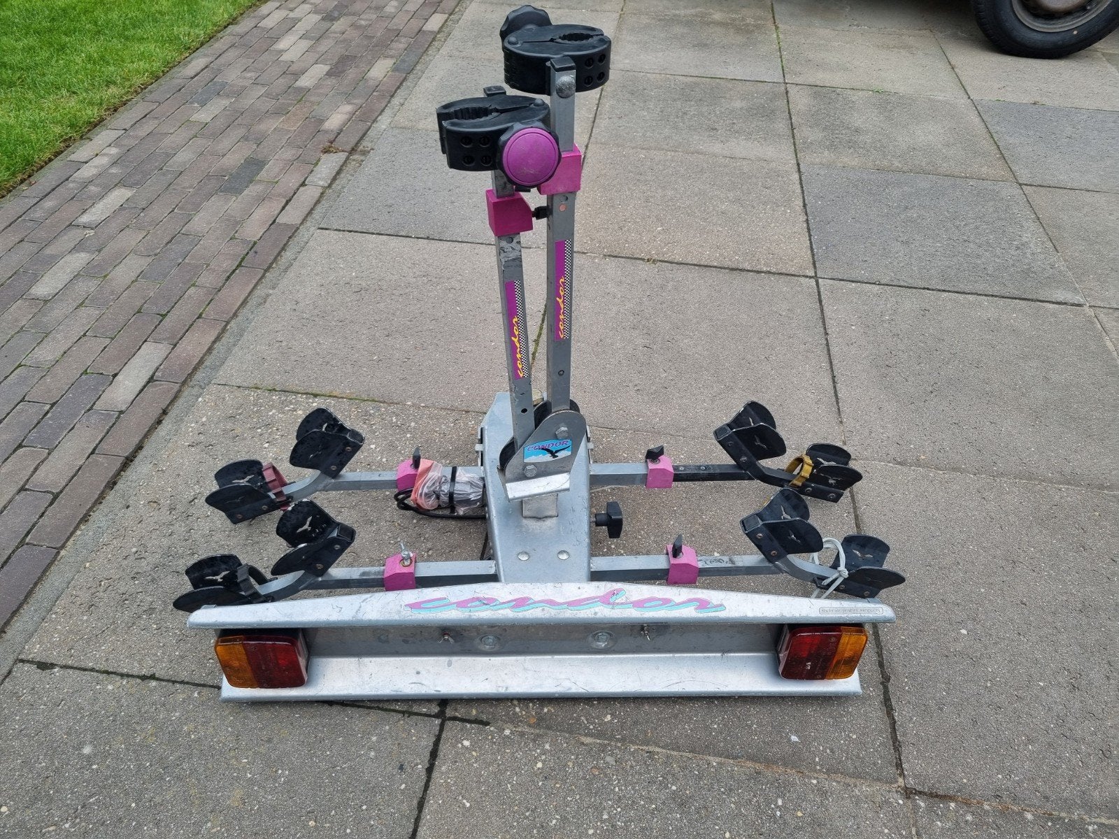 Spinder aluminium fietsendrager, Auto diversen, Fietsendragers, Ophalen of Verzenden, 2 fietsen, Gebruikt, Trekhaakdrager
