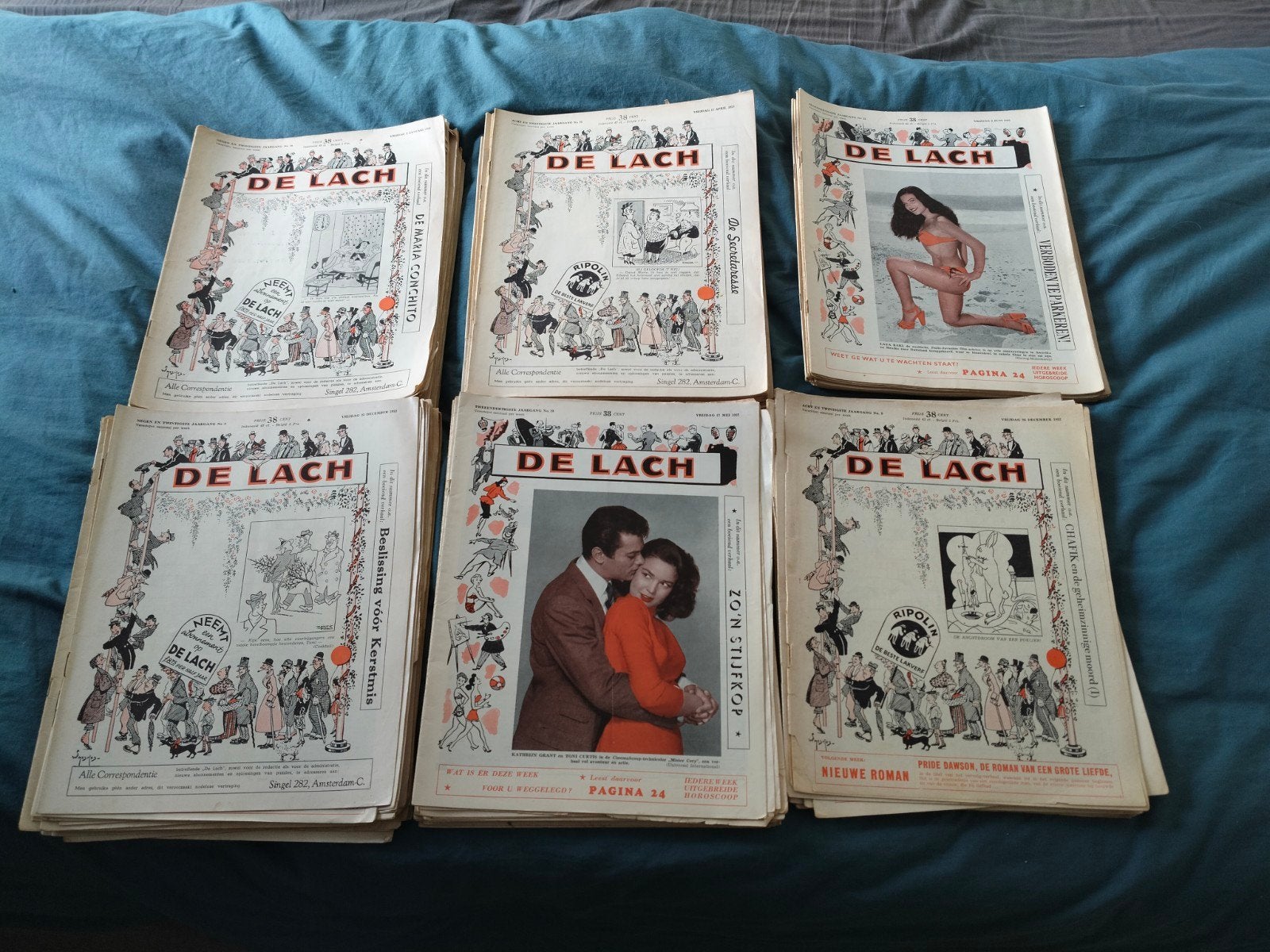 De Lach Tijdschriften - Diverse Uitgaven, Verzenden, 1940 tot 1960, Nederland, Tijdschrift