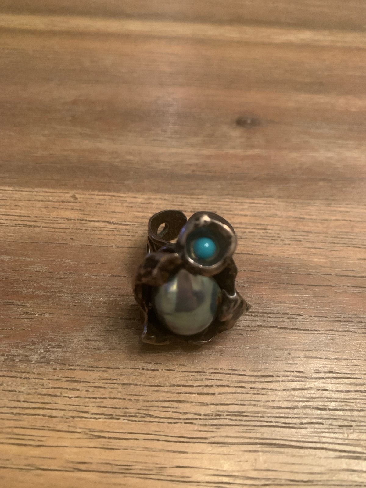 Ring, Gebruikt, Ophalen of Verzenden, 17 tot 18, Met edelsteen