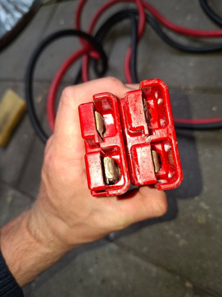 Anderson SB175 accukabel 3 meter 175A zwaar uitgevoerd, Ophalen of Verzenden, Gebruikt