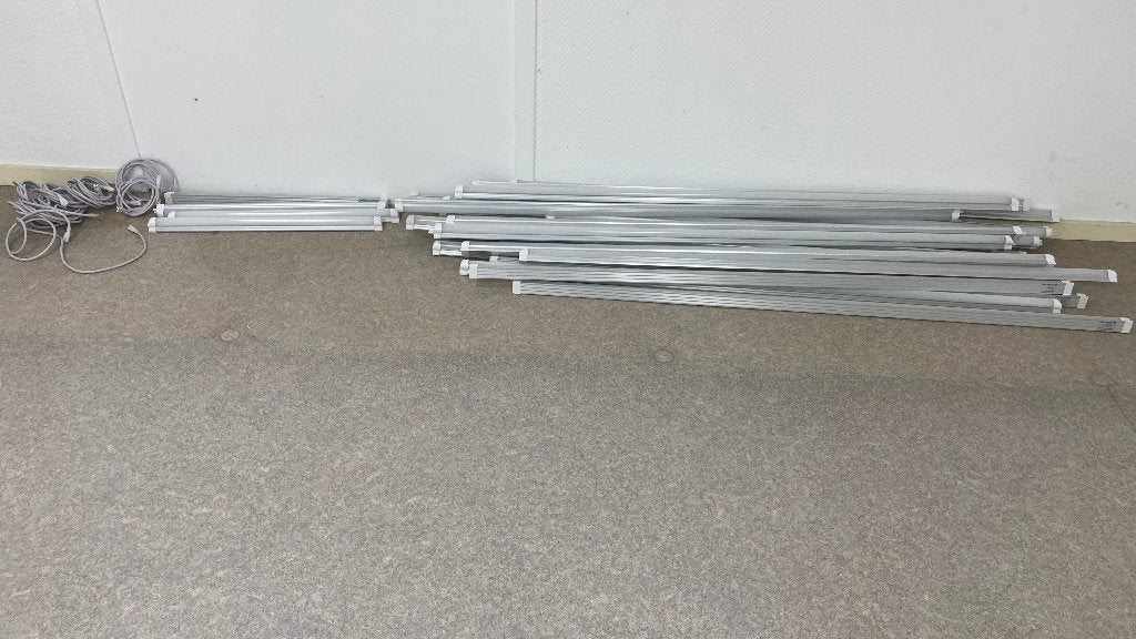 plafondplaten + ledverlichting, Ophalen