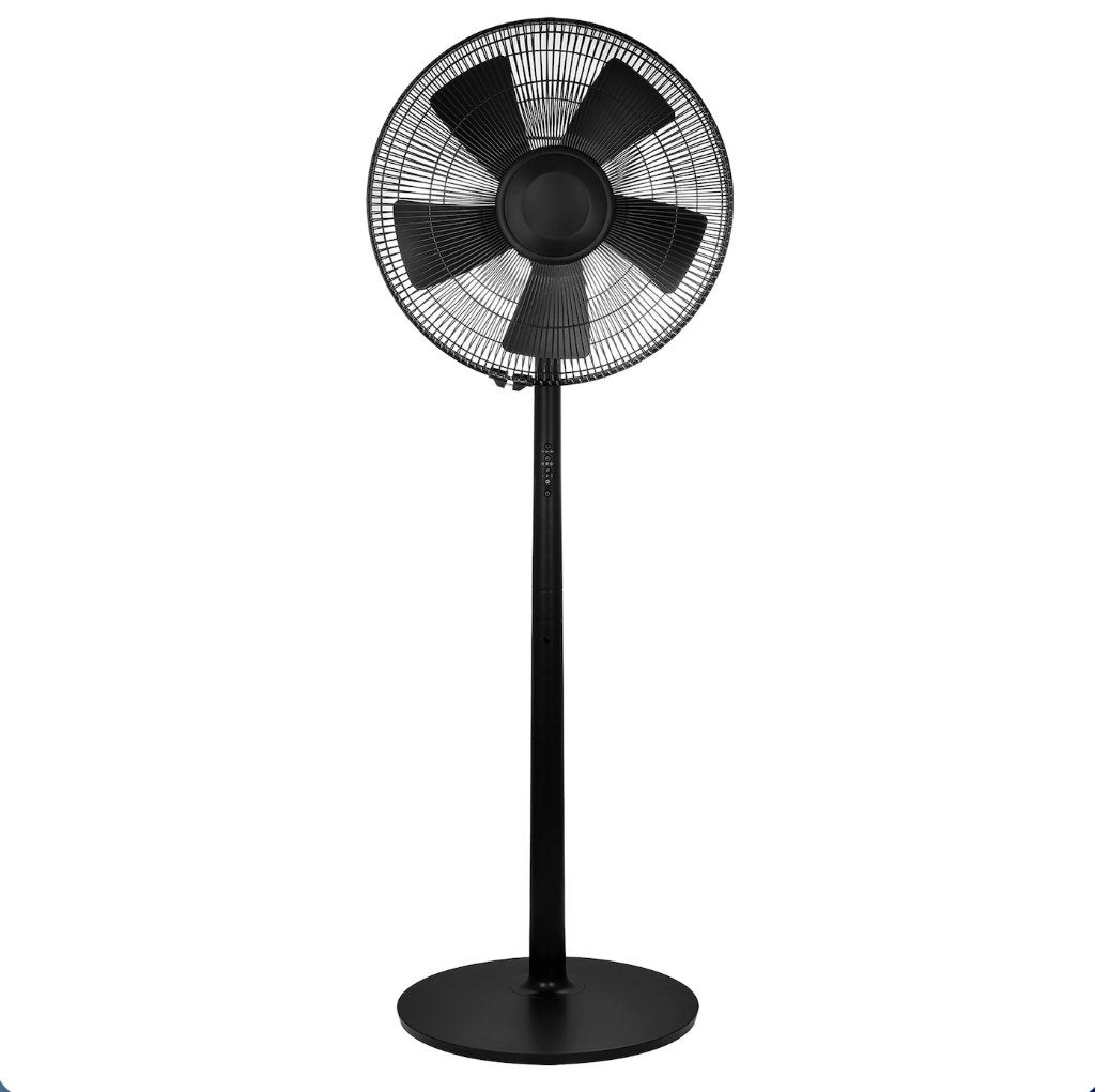 HEMA staande ventilator 135cm luxe zwart, Witgoed en Apparatuur, Ventilatoren, Ophalen, Zo goed als nieuw, Statiefventilator