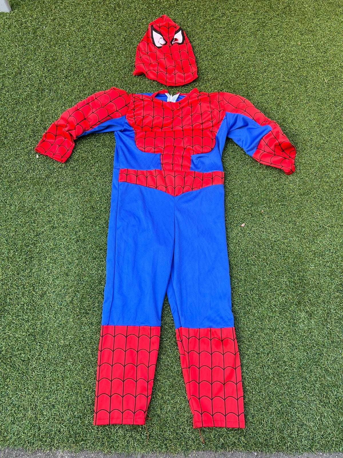 Spiderman en powerranger pak, Kinderen en Baby's, Carnavalskleding en Verkleedspullen, Ophalen, Zo goed als nieuw, 110 t/m 116