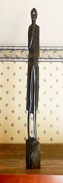 afrikaans beeld, Antiek en Kunst, Ophalen of Verzenden, Afrika, Beeld, Zwart