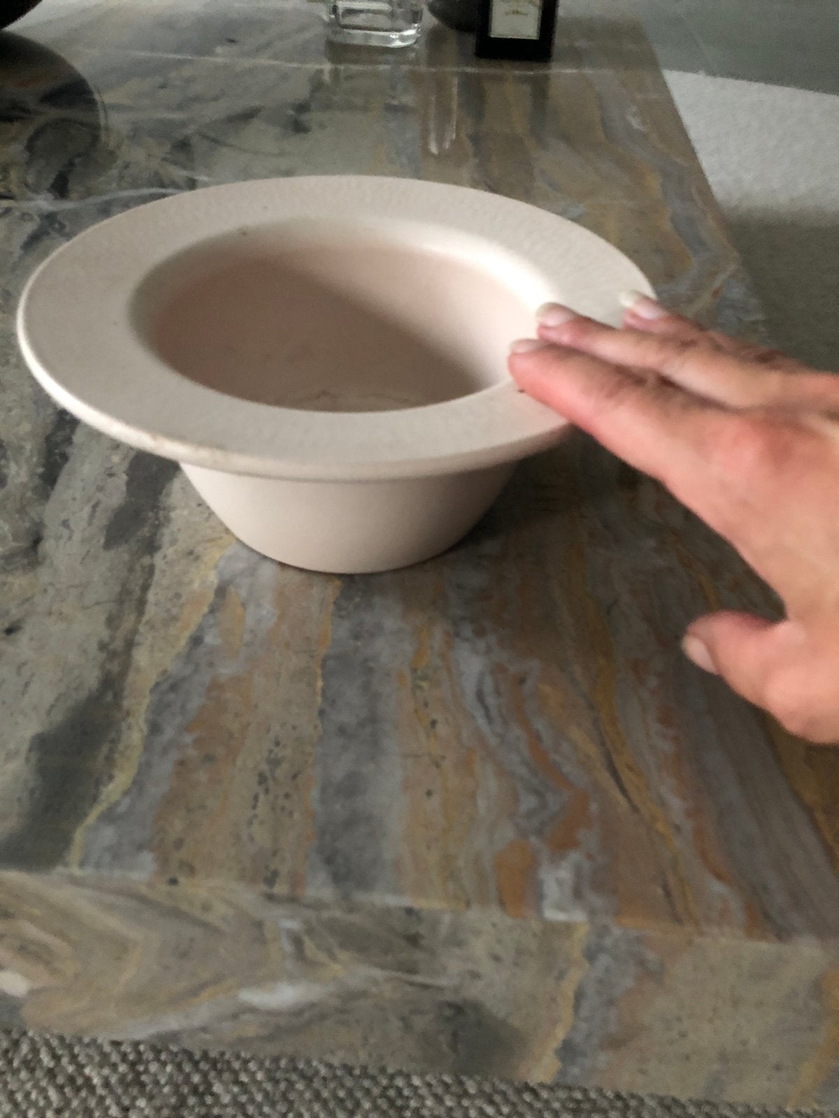 Prachtige creme beige kleur pot, Overige kleuren, Aardewerk of Porselein, Ophalen of Verzenden, Zo goed als nieuw