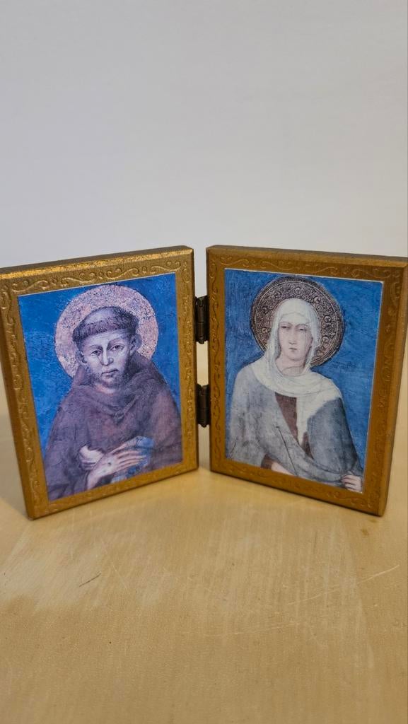 Sint Franciscus en Sint Clara diptiek, Ophalen of Verzenden