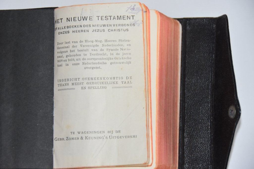Het Nieuwe Testament alle boeken der Nieuwen Verbonds 1934, Verzenden