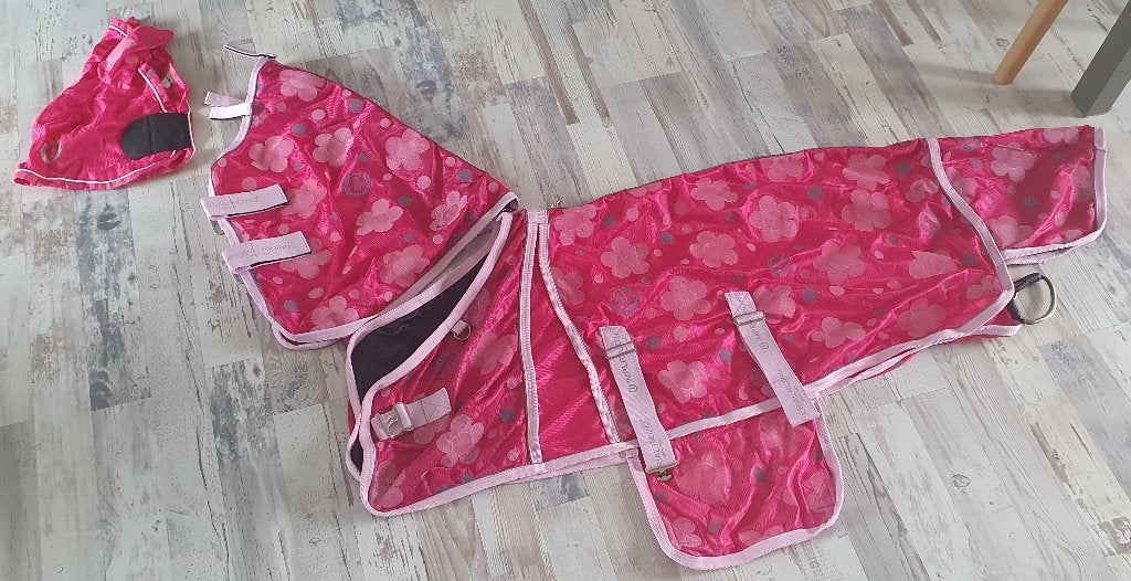 Veulen vliegendeken + hals/masker, ondermaat 125 cm, Overige merken, Vliegendeken, Nieuw, Ophalen of Verzenden
