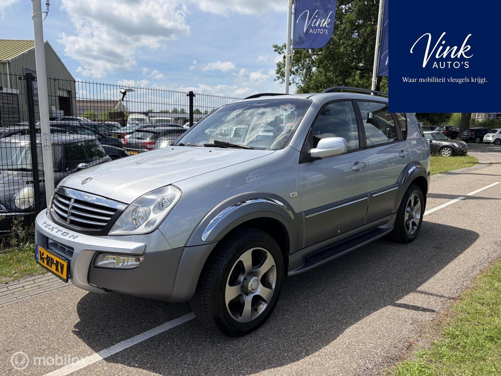 Ssangyong Rexton RJ 230 | 4x4 | AUTOMAAT | 3500 Trekgewicht, Auto's, SsangYong, Automaat, Stof, Gebruikt, Automatische klimaatregeling