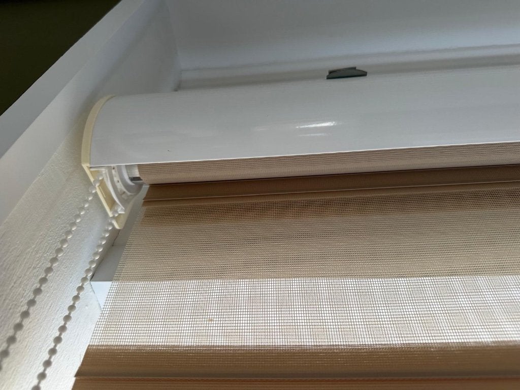 Duorol gordijnen, Ophalen, Zo goed als nieuw, Beige