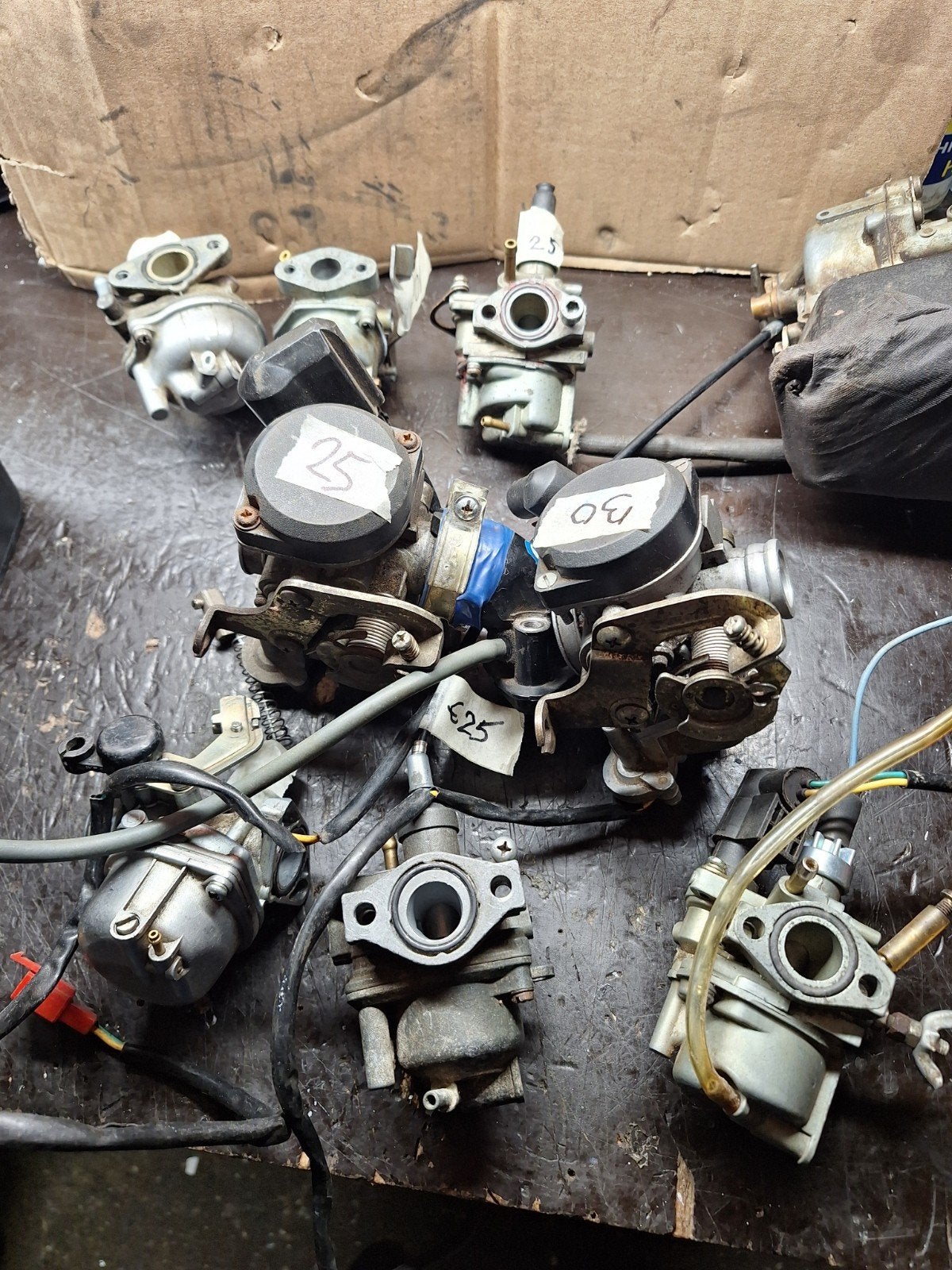 Te koop scooter carburateurs, Fietsen en Brommers, Ophalen, Gebruikt, Carburateur