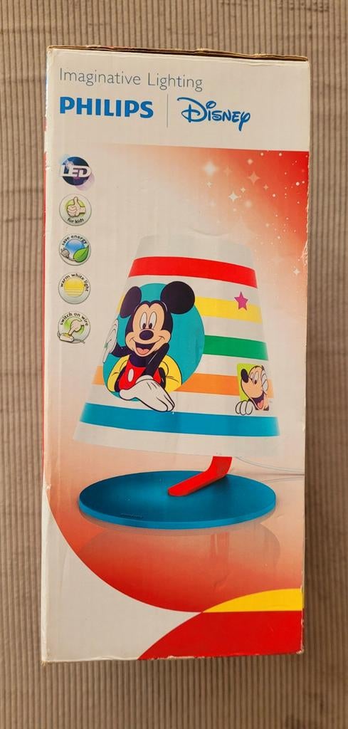 Philips Disney Mickey Mouse tafellamp, Ophalen of Verzenden, Nieuw