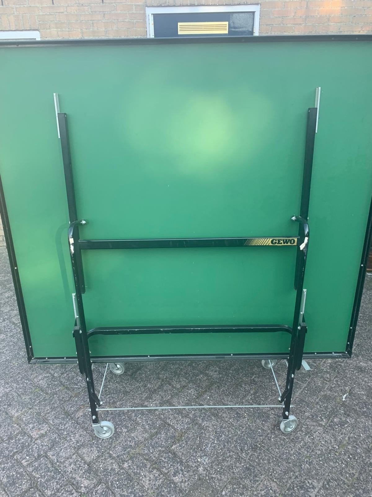 Gewo Wedstrijd Tafeltennistafel - Inklapbaar met Netje, Sport en Fitness, Ophalen, Gebruikt, Tafel Indoor, Inklapbaar
