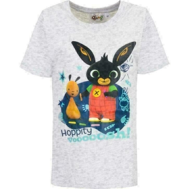 Bing Konijn T-shirt - Grijs - Maat 116 - Van 9,95 voor 6,95!, Jongen of Meisje, Nieuw, Shirt of Longsleeve, Bing