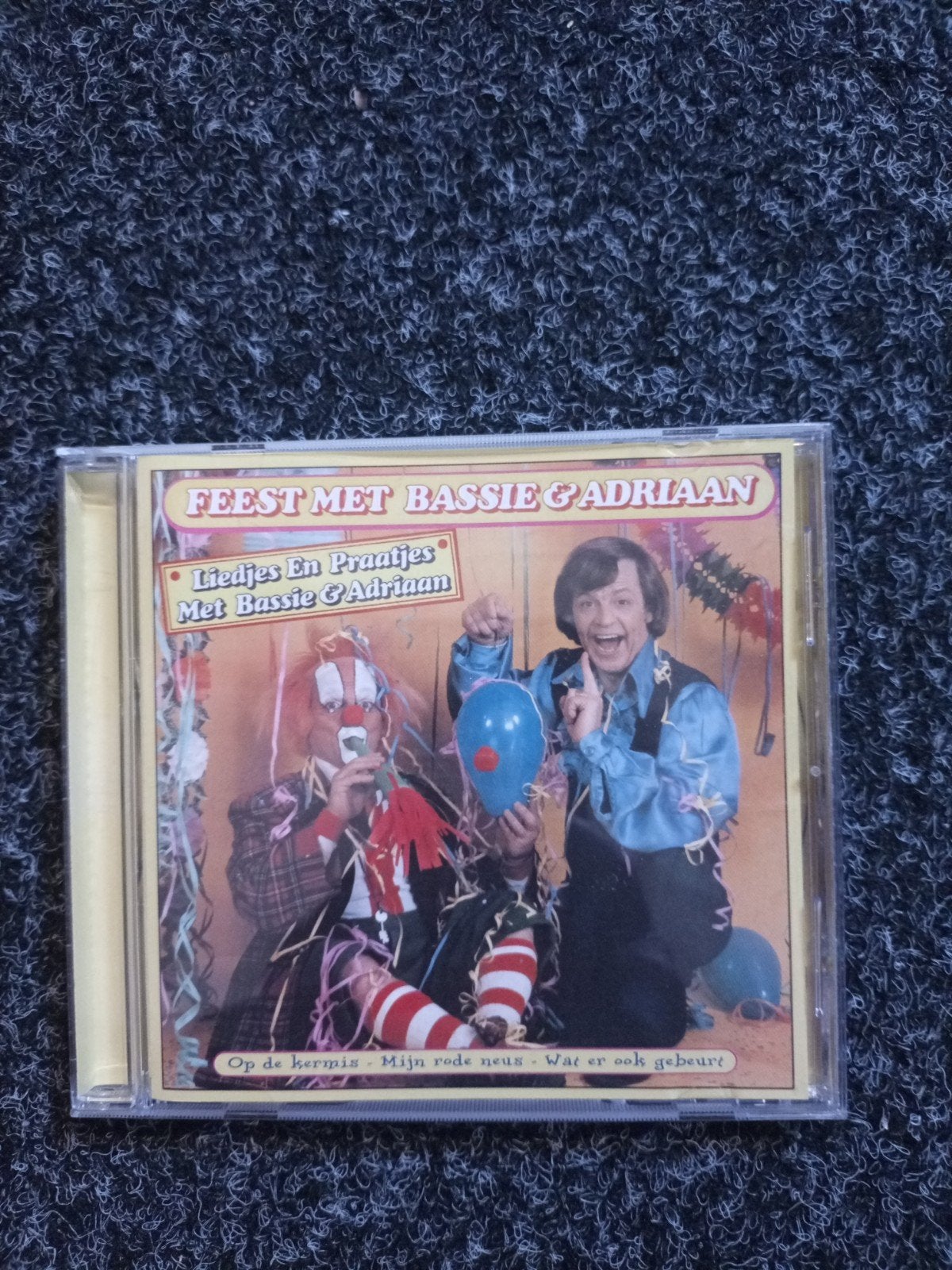Bassie & Adriaan CD - Feest met Bassie & Adriaan, Cd's en Dvd's, Gebruikt, 3 tot 5 jaar, Ophalen of Verzenden, Muziek