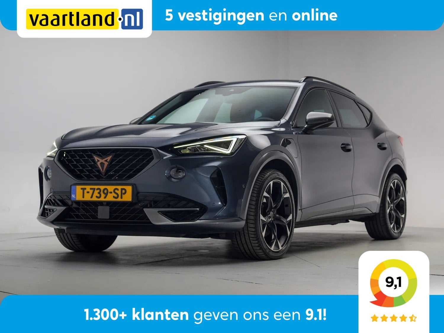CUPRA Formentor 1.4 e-Hybrid VZ Performance [ LED Virtual Ca, Automaat, 77 km/l, Gebruikt, 1581 kg