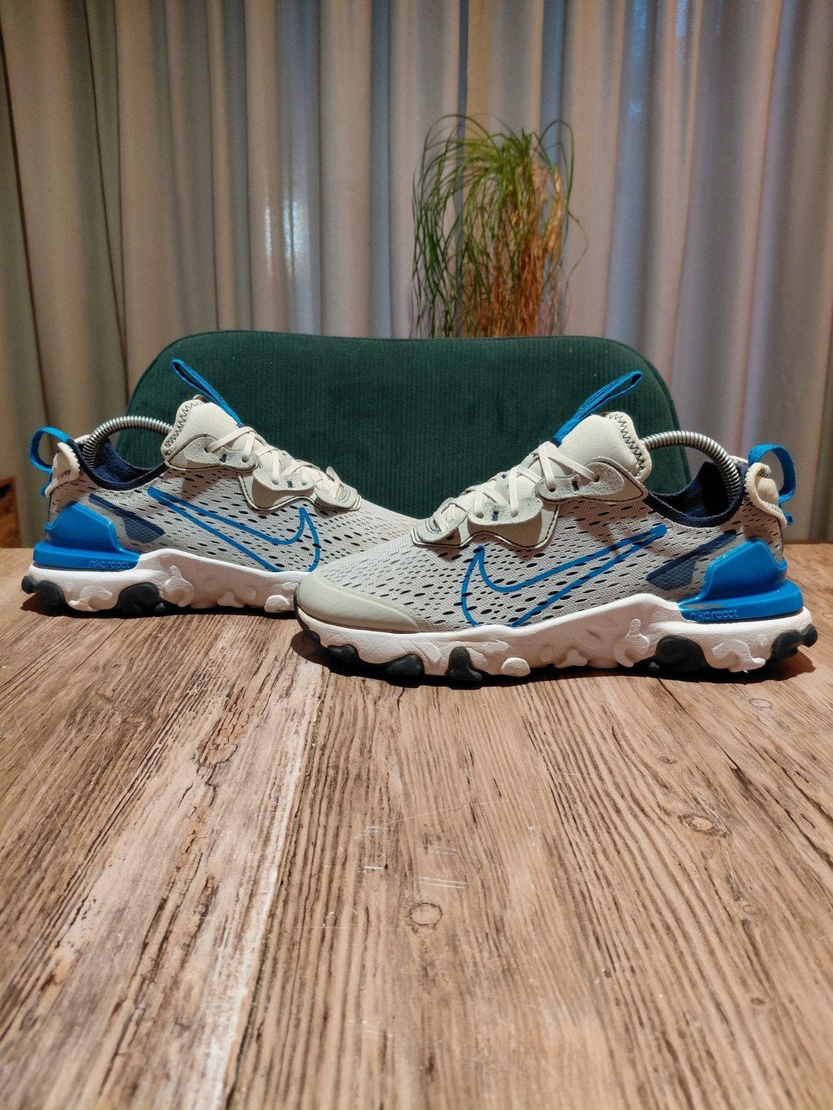 Nike React Vision 'Imperial Blue' Size 37,5, Nike, Ophalen of Verzenden, Sneakers of Gympen, Grijs