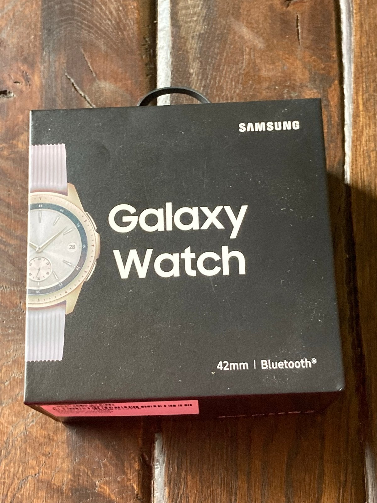 Samsung Galaxy Watch 42mm Rose Gold. (Met oplader), Ophalen, Android, Afstand, Gebruikt