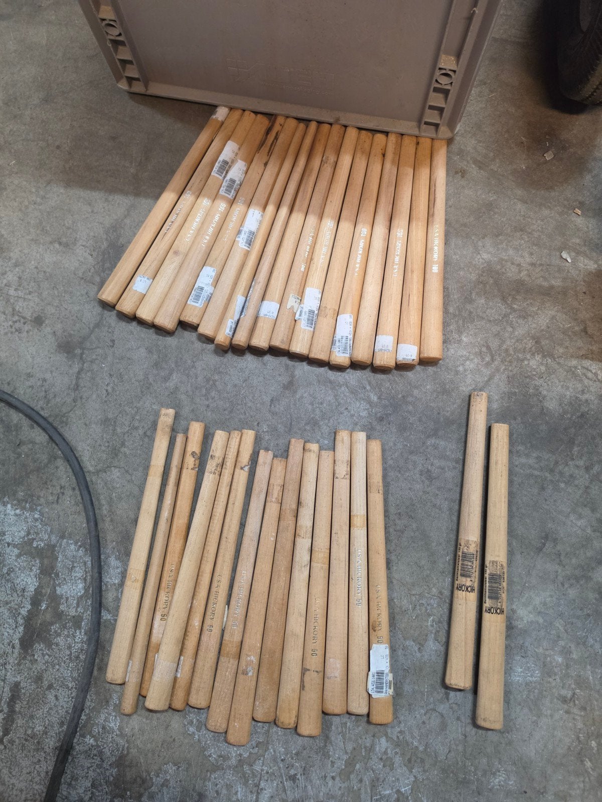 Partij Hickory USA hamersteel 50 - 100 - 150 nieuw, Ophalen of Verzenden