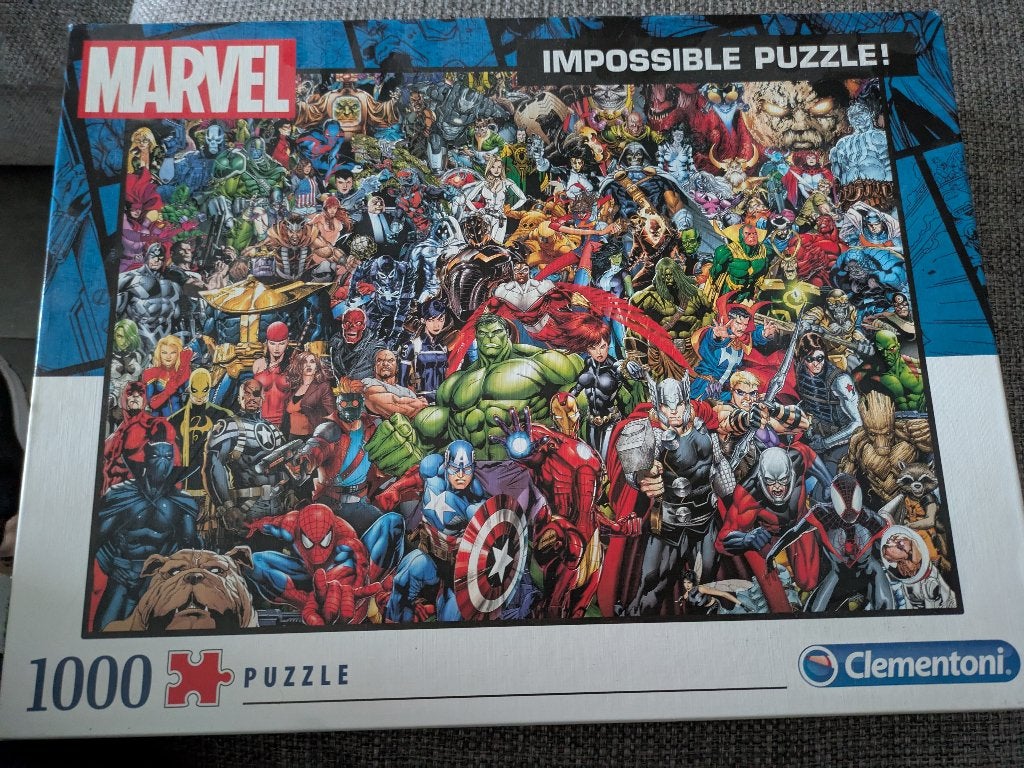 Marvelpuzzel 1000 stuks, Ophalen, 500 t/m 1500 stukjes, Gebruikt, Legpuzzel