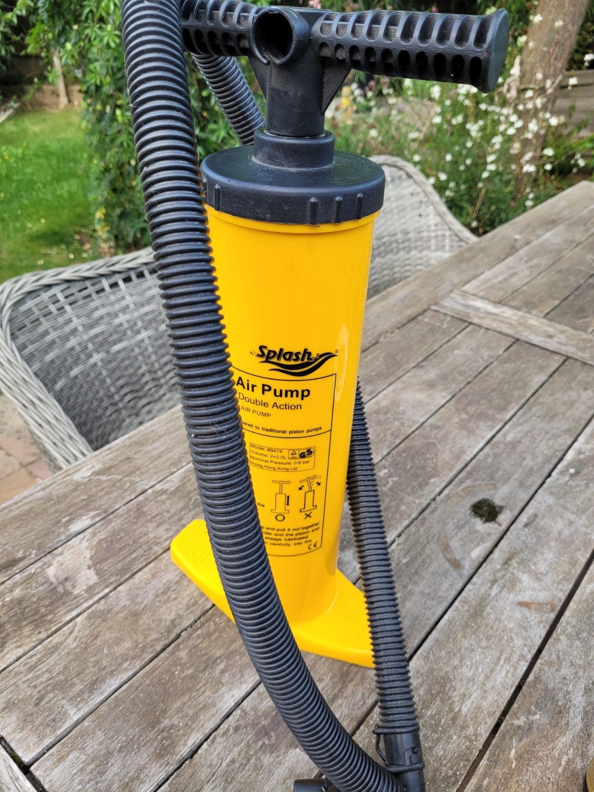 Quick Air pump double action, Caravans en Kamperen, Ophalen of Verzenden