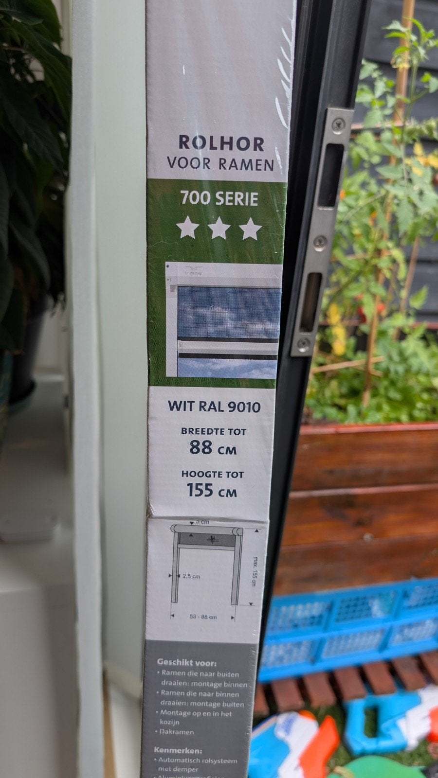 Rolhor voor ramen - Wit RAL 9010 (700 Serie), Doe-het-zelf en Verbouw, Ophalen, Nieuw, Overige typen, Minder dan 200 cm