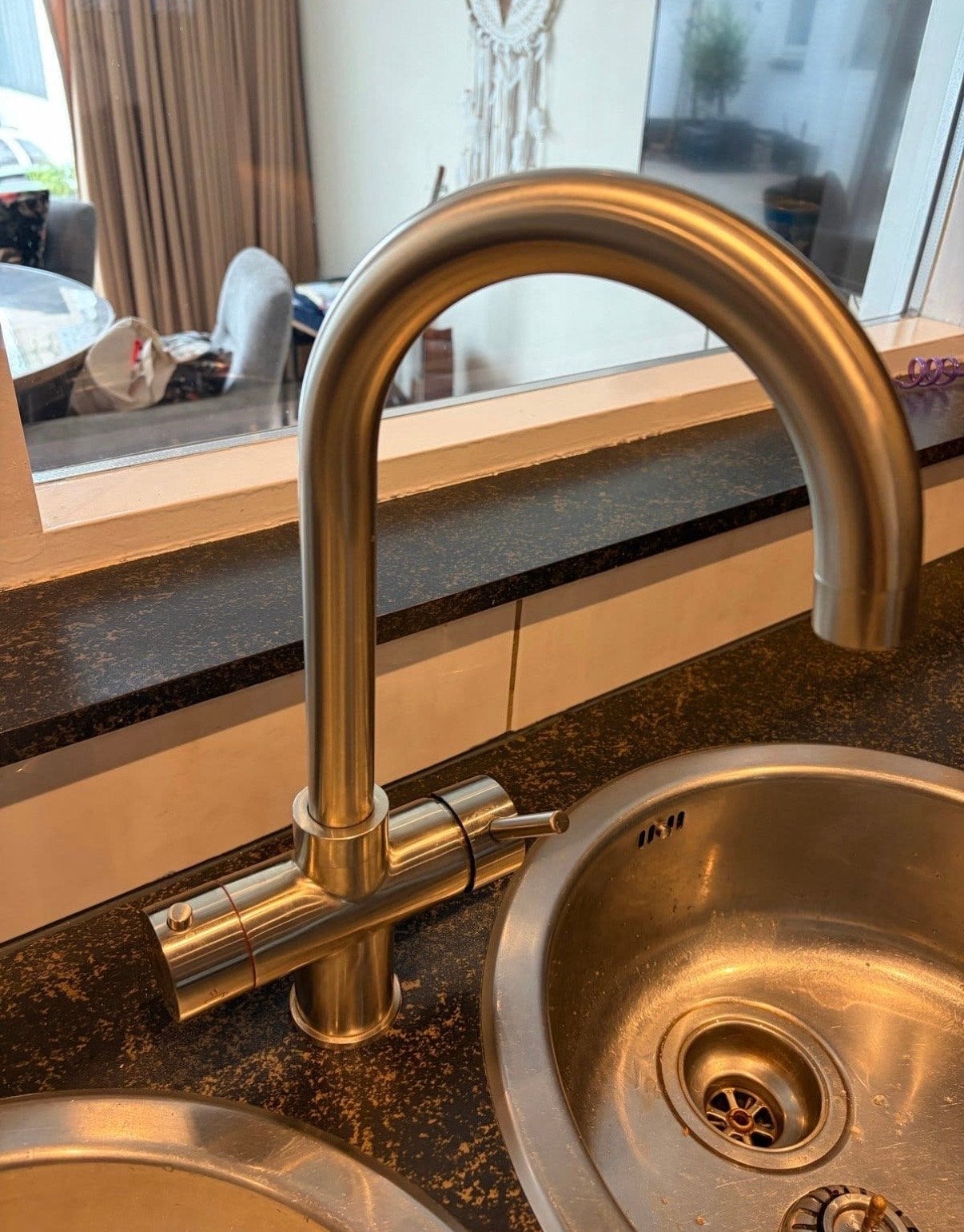 Howat 2 in 1 kokend waterkraan - Direct kokend water, Ophalen, Zilver, Metaal, Overige merken