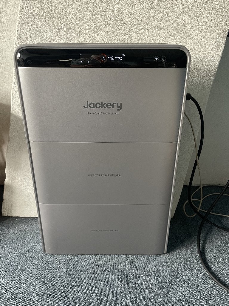 Jackery SolarVault 3 pro max AC 7,56 kwh, Ophalen, Zo goed als nieuw