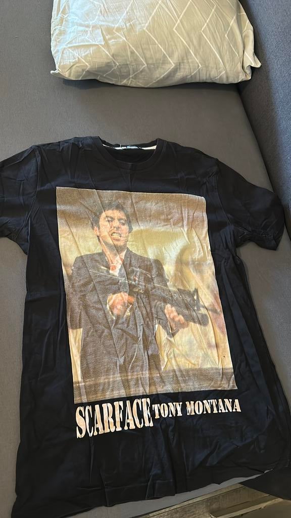 Scarface tony montana shirt Maat M, Kleding | Heren, Ophalen of Verzenden, Zo goed als nieuw