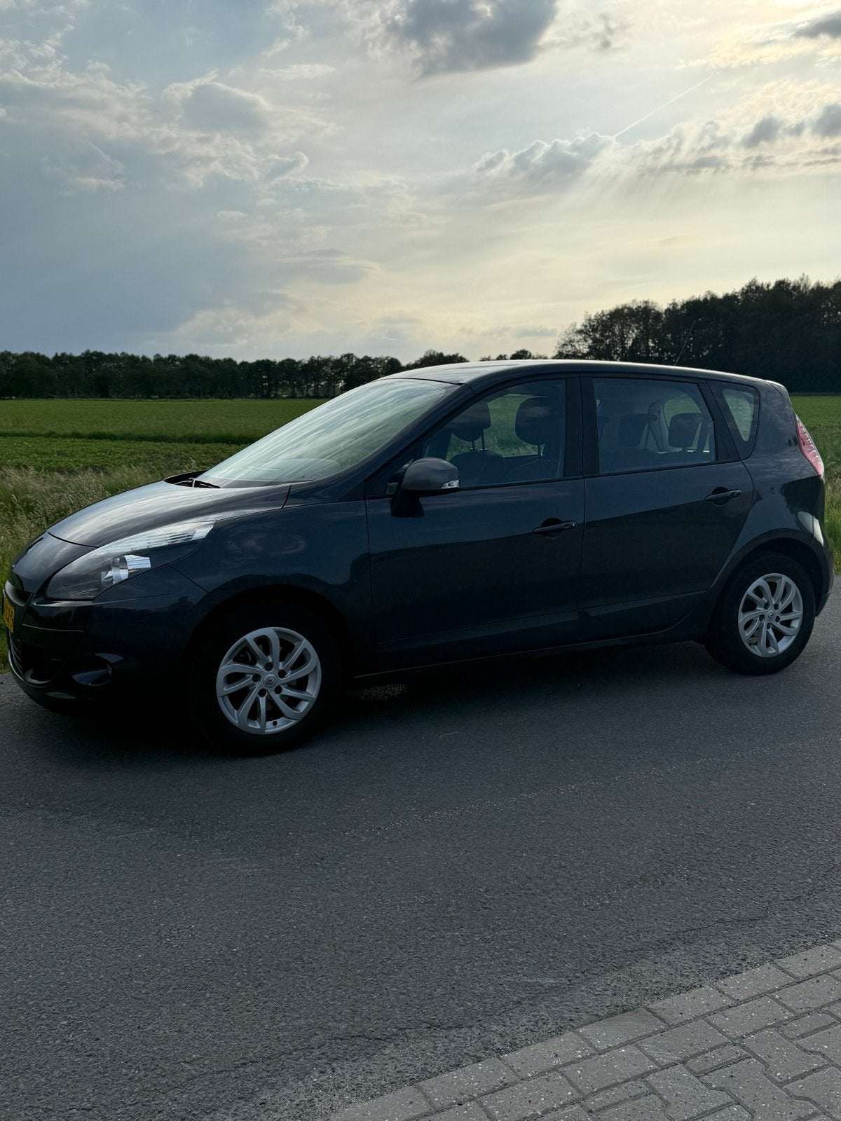 Renault Scénic 1.4 16V 81KW 2010 Grijs, Auto's, Renault, Voorwielaandrijving, 1295 kg, 4 cilinders, 75 €/maand
