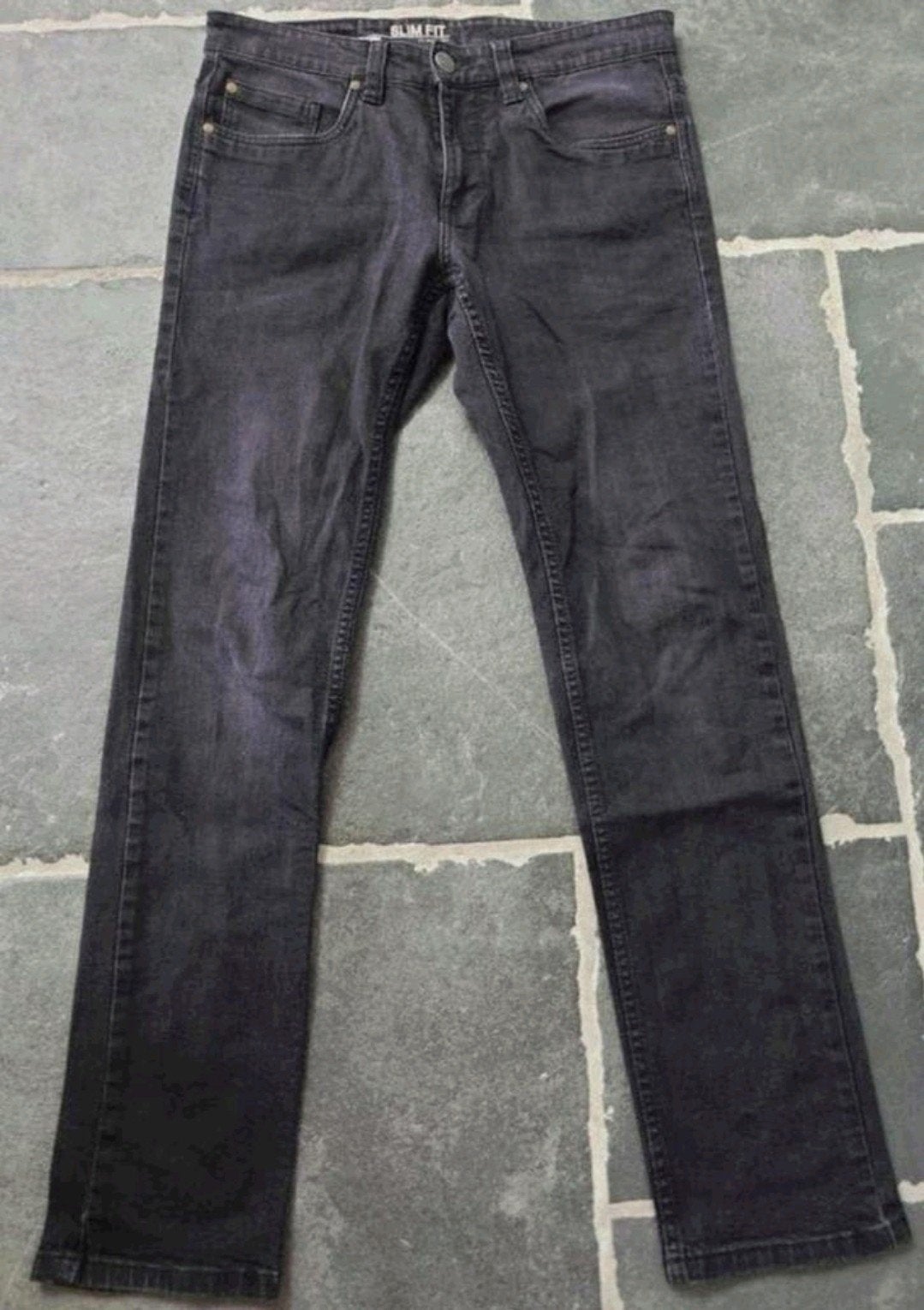 Checker // Denim, Slim Fit, grijs, W30 L32, zgan! Rob3032, Kleding | Heren, Spijkerbroeken en Jeans, W32 (confectie 46) of kleiner