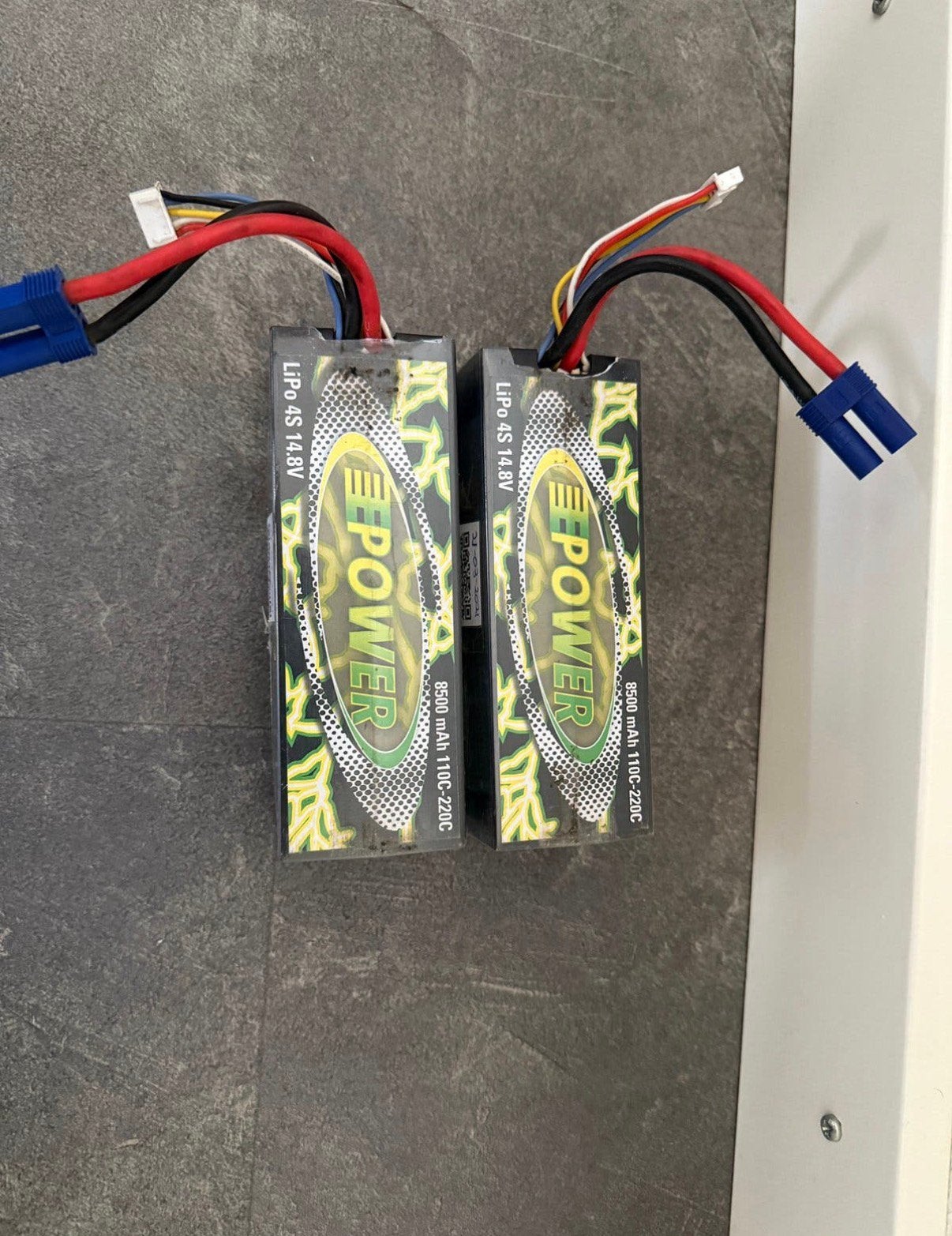 2 Epower 4s lipo 8500mah traxxas xmaxx arrma kraton losi, Ophalen of Verzenden, Gebruikt