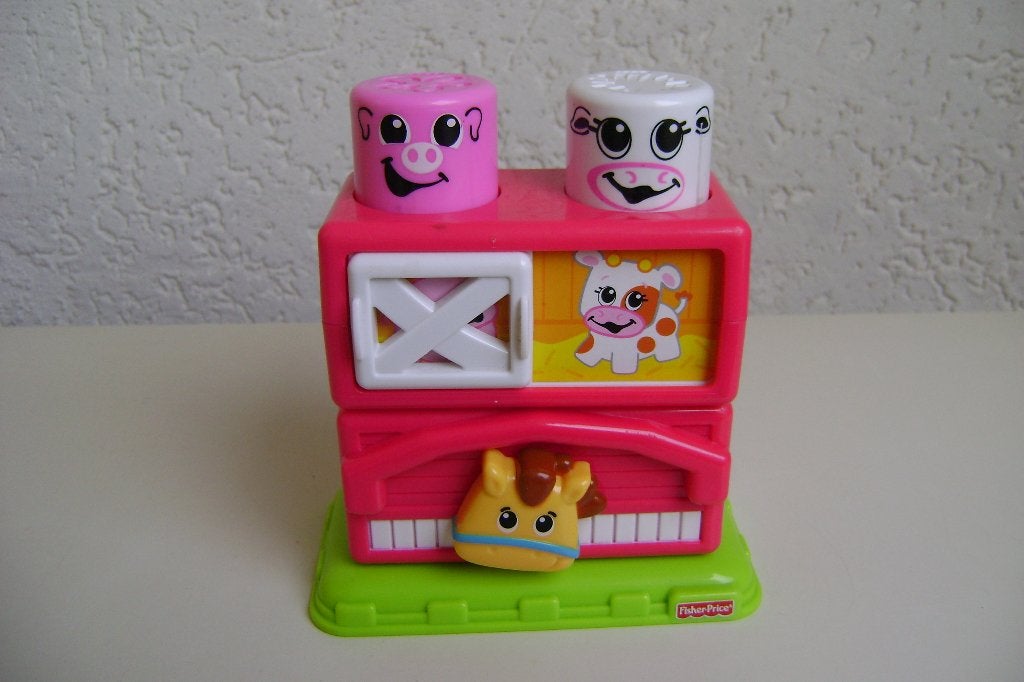 fisherprice speeltje met schuif en druk toetsen, Kinderen en Baby's, Speelgoed | Fisher-Price, Ophalen of Verzenden, Zo goed als nieuw