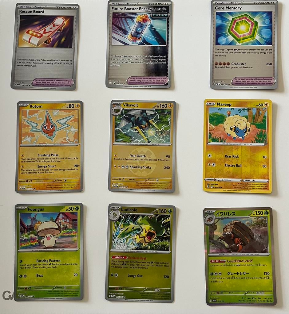 reverse holo’s/holo pokemon kaarten, Ophalen of Verzenden, Zo goed als nieuw, Meerdere kaarten