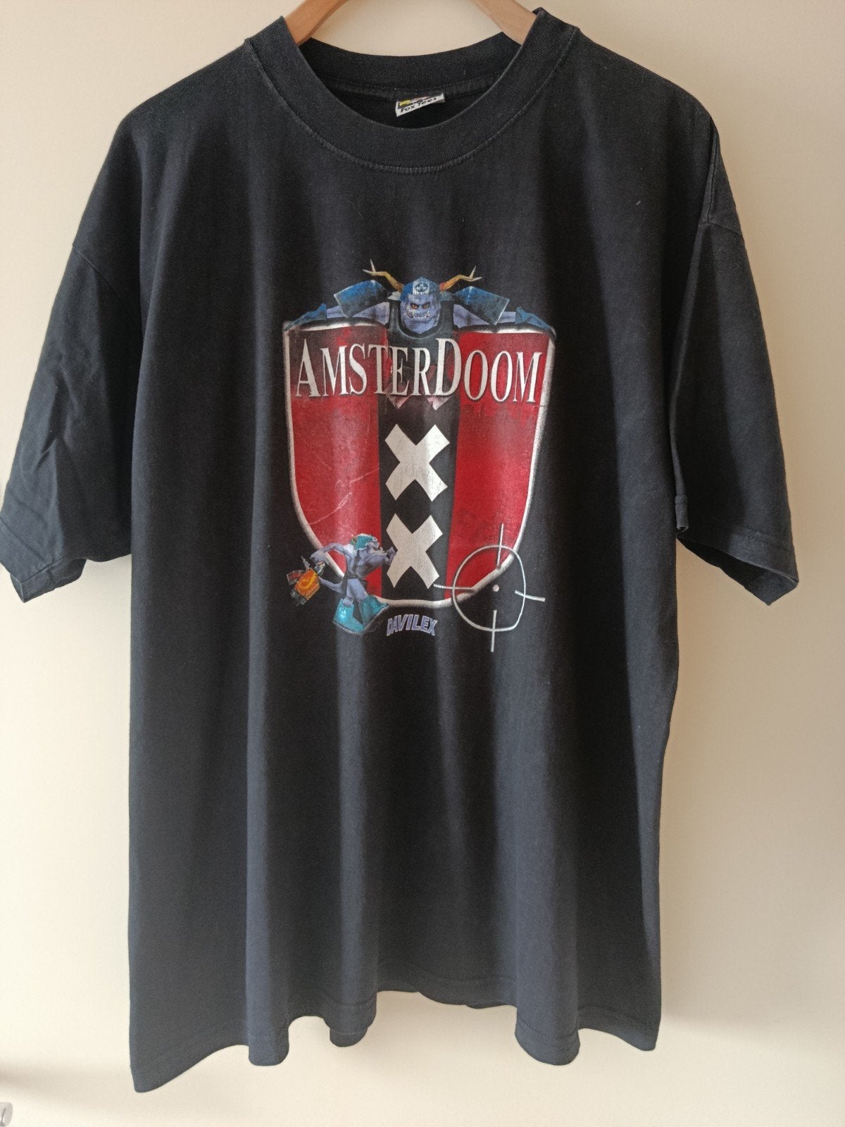 Amsterdoom T-shirt Maat XL - Gebruikt, Ophalen, Zwart, Maat 56/58 (XL), Amsterdoom
