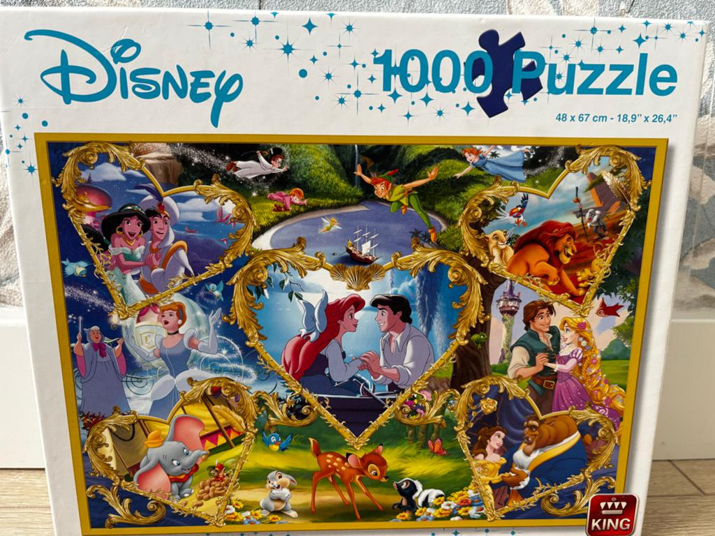 Disney 1000 Stukjes Legpuzzel - Sprookjesfiguren, Ophalen of Verzenden, Zo goed als nieuw