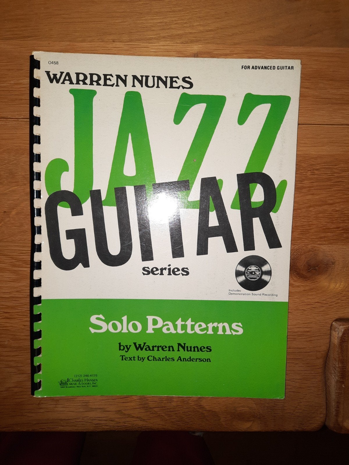 advanced guitar-Warren Nunes Solo Patterns Jazz Guitar, Les of Cursus, Ophalen of Verzenden, Jazz, Gitaar