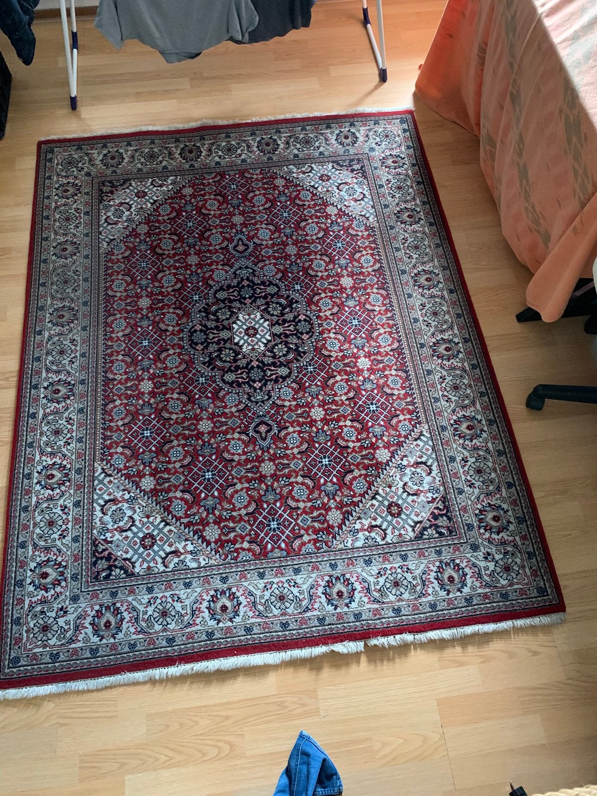 Perzisch tapijt 200bij 150 cm, Ophalen, Zo goed als nieuw, Rechthoekig