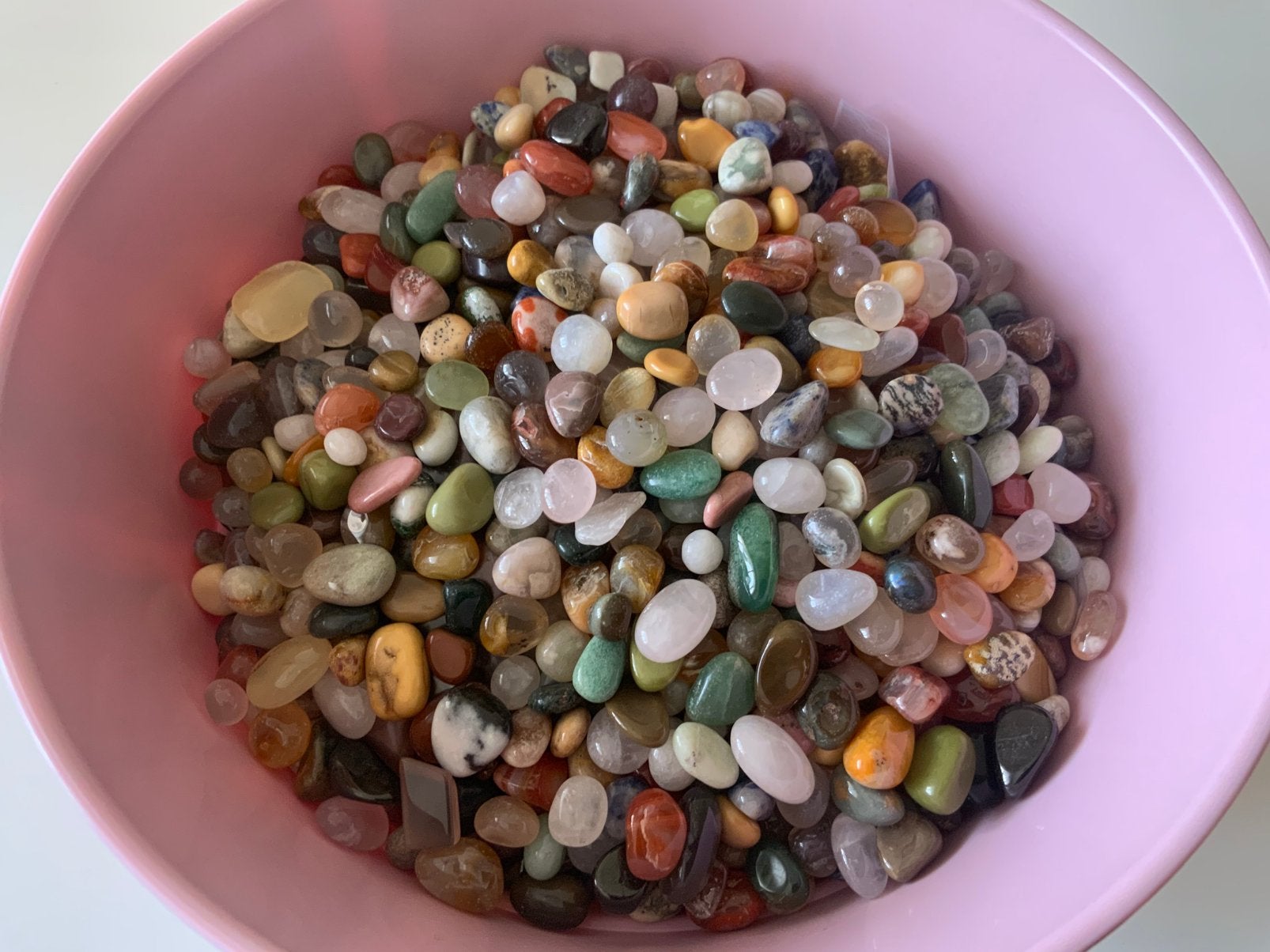 Trommelstenen Mix 0,6-10mm - Diverse Edelstenen, Ophalen of Verzenden, Nieuw