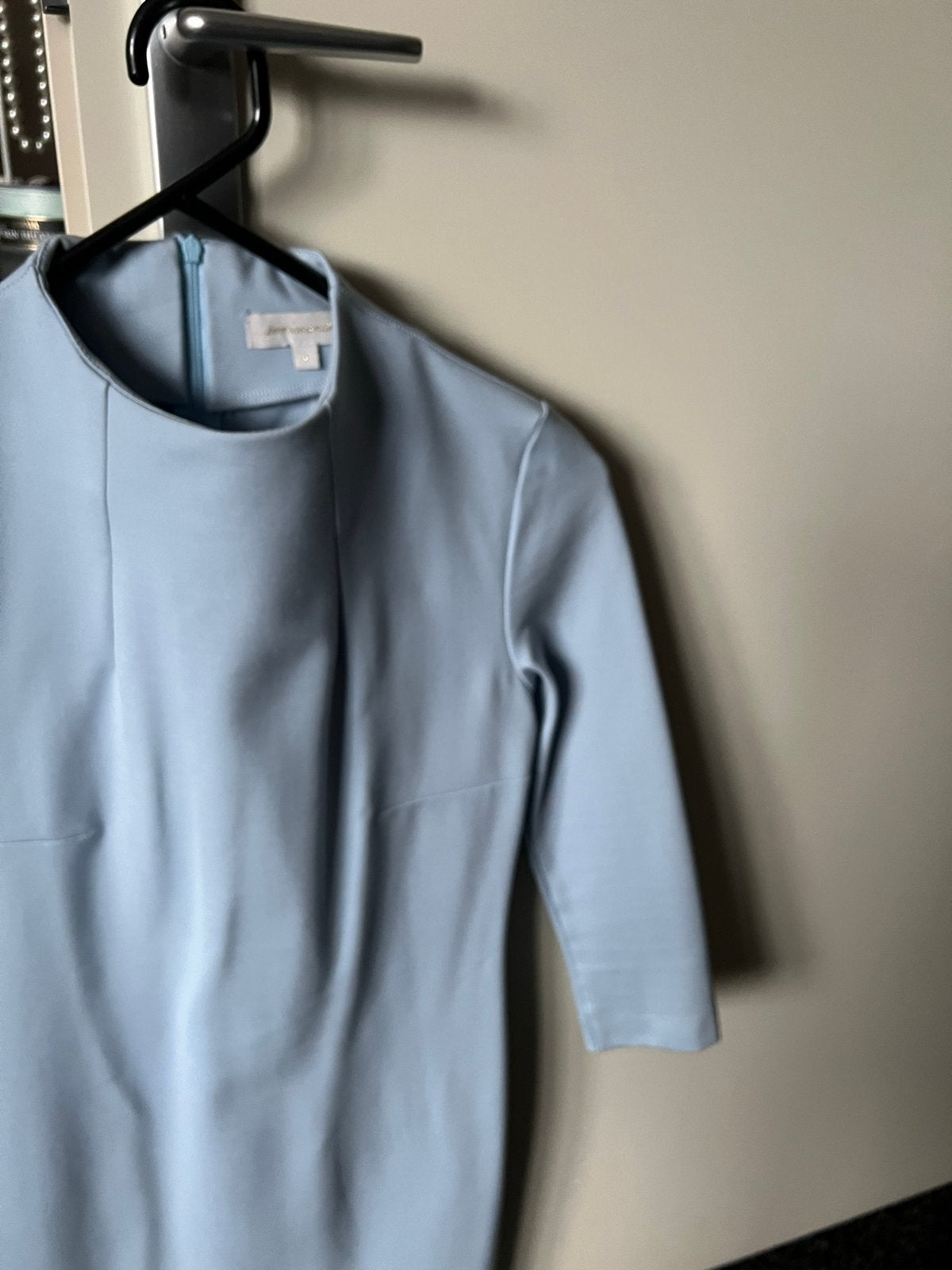 Portlavande jurk maat 36 lichtblauw, Kleding | Dames, Ophalen of Verzenden, Gedragen, Maat 36 (S), Blauw