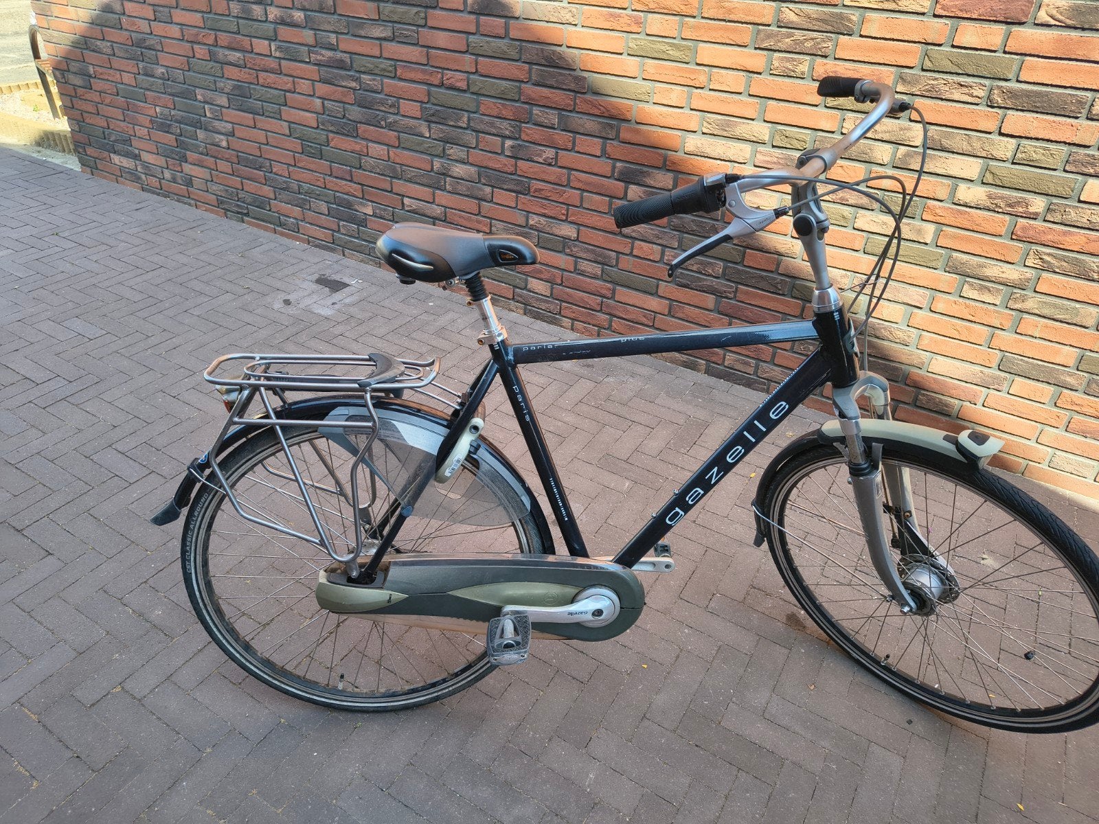 gazelle Paris plus herenfiets, Fietsen en Brommers, Fietsen | Heren | Herenfietsen, Ophalen, Gebruikt, Versnellingen, 57 tot 61 cm