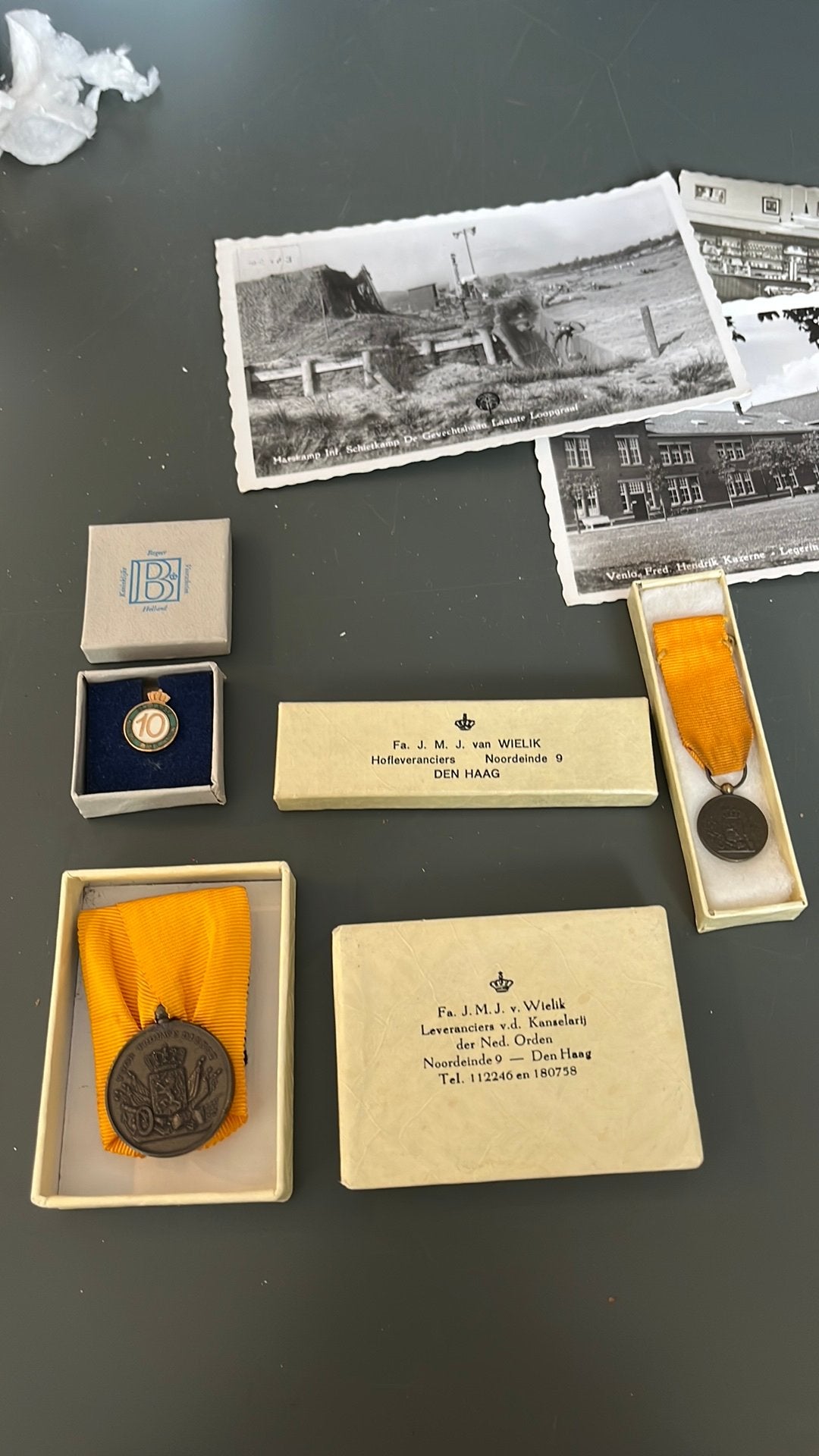 Medaiiles en oude postkaarten, Verzamelen, Ophalen of Verzenden, Landmacht, Nederland