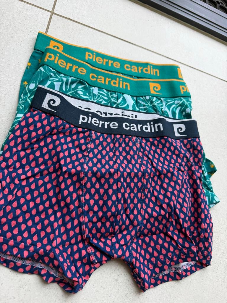 3 x Pierre Cardin Boxershorts Maat 140/146 - Set van 3, Ophalen of Verzenden, Zo goed als nieuw, Jongen, Nacht- of Onderkleding