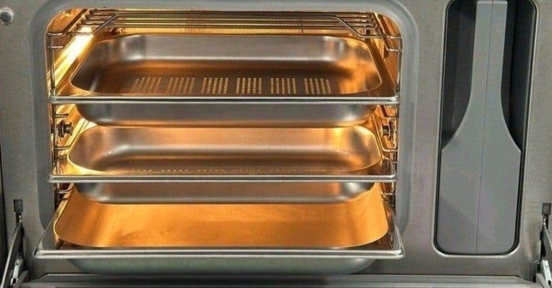 Miele inbouwset – koffiemachine, combimagnetron en stoomoven, Minder dan 45 cm, Gebruikt, 60 cm of meer, Ophalen of Verzenden